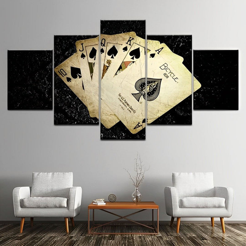 Spielkarten Diamond Painting 5 teilig