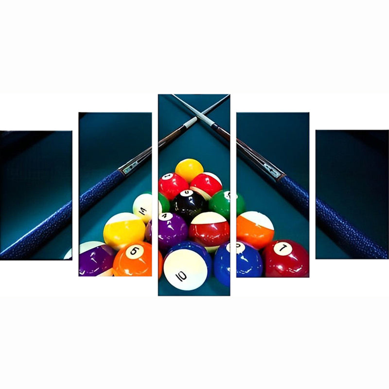 Billard Diamond Painting 5 teilig