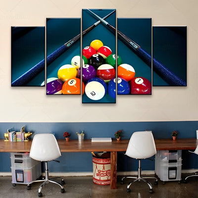 Billard Diamond Painting 5 teilig