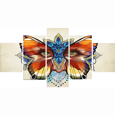 Schmetterling-Maske Diamond Painting 5 teilig