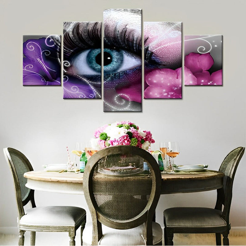 Auge Diamond Painting 5 teilig