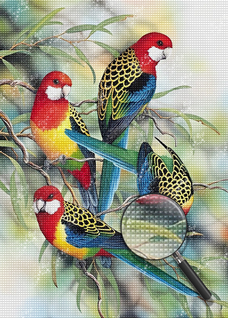 Papageien Diamond Painting