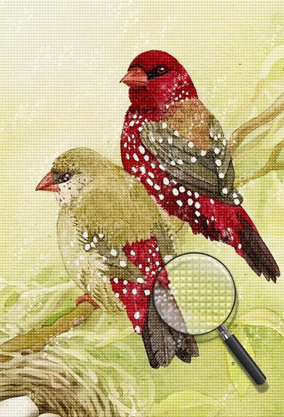 Vögel Diamond Painting