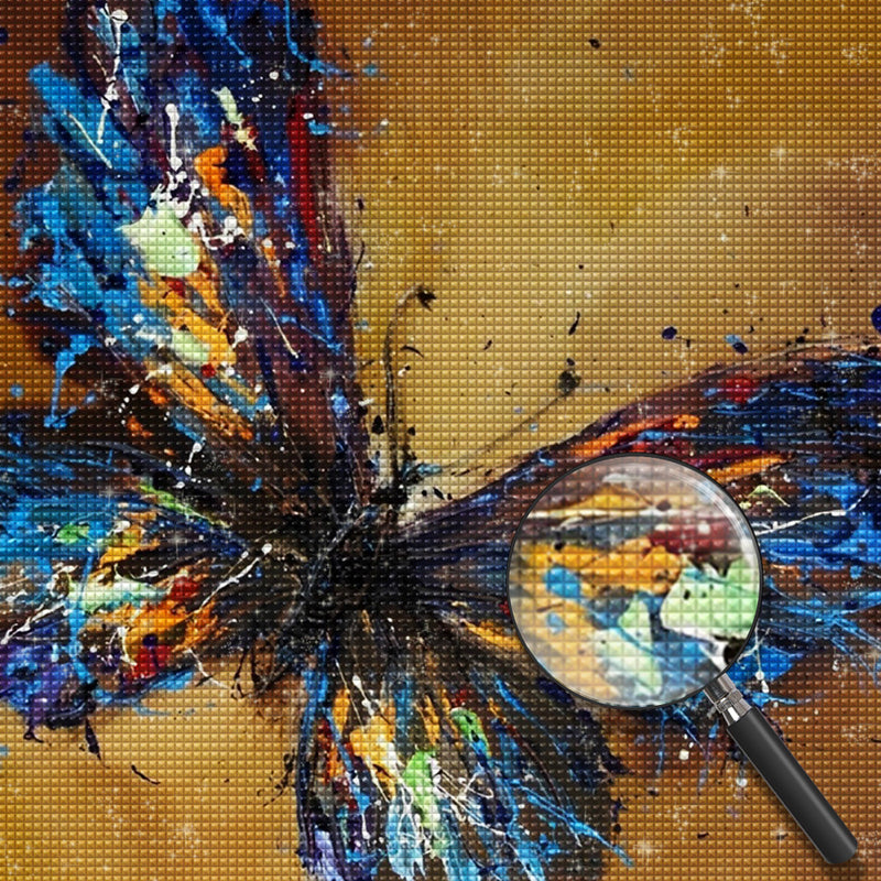 Bunter Schmetterling Diamond Painting