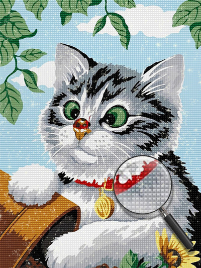 Süße Katze Diamond Painting