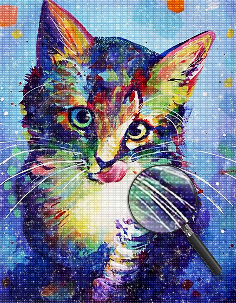 Süße Katze Diamond Painting