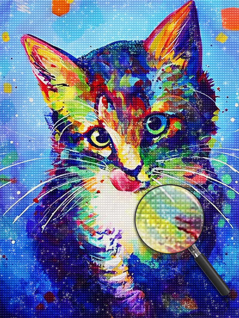 Süße Katze Diamond Painting