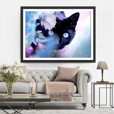 Schwarze Katze Diamond Painting