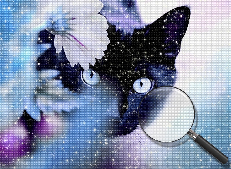 Schwarze Katze Diamond Painting