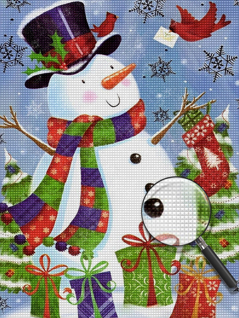 Schneemann Geschenke Diamond Painting