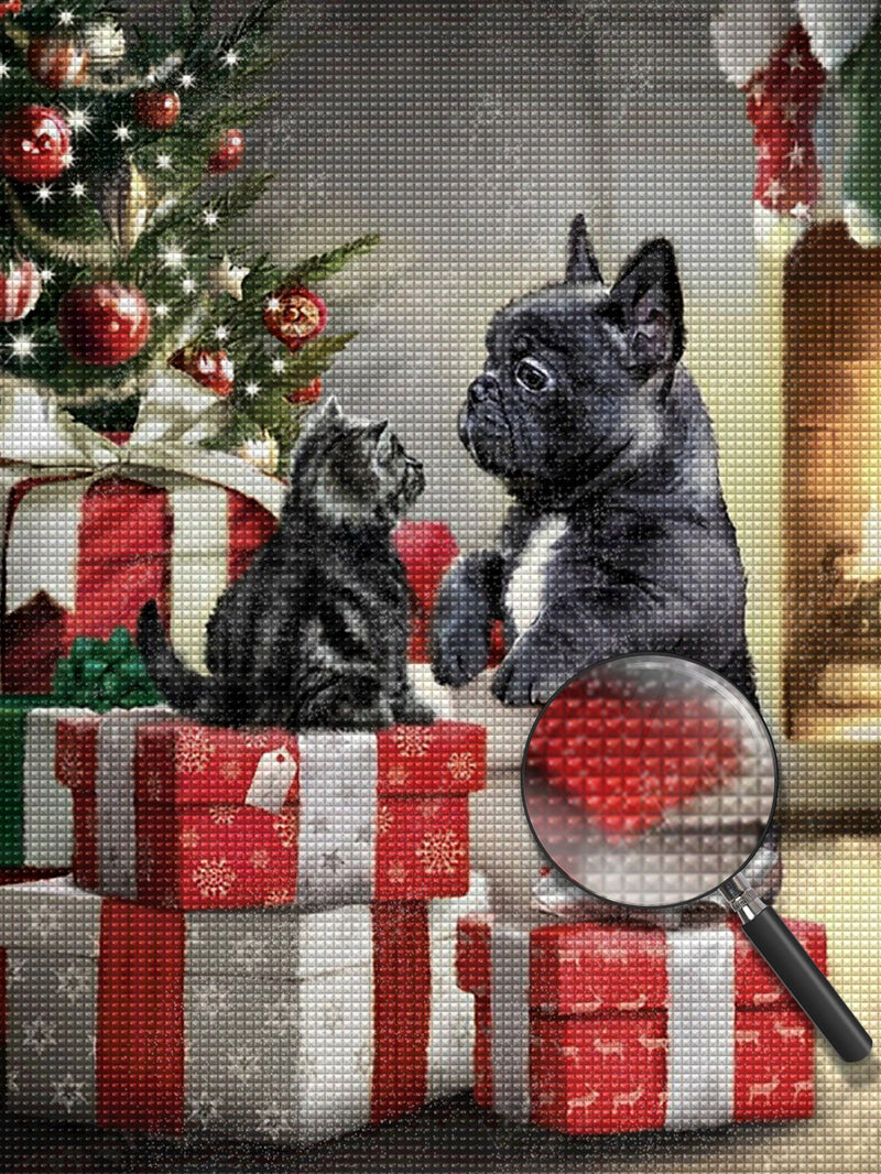 Katze Hund Weihnachtsgeschenke Diamond Painting