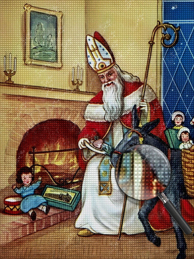 Papst Weihnachten Diamond Painting