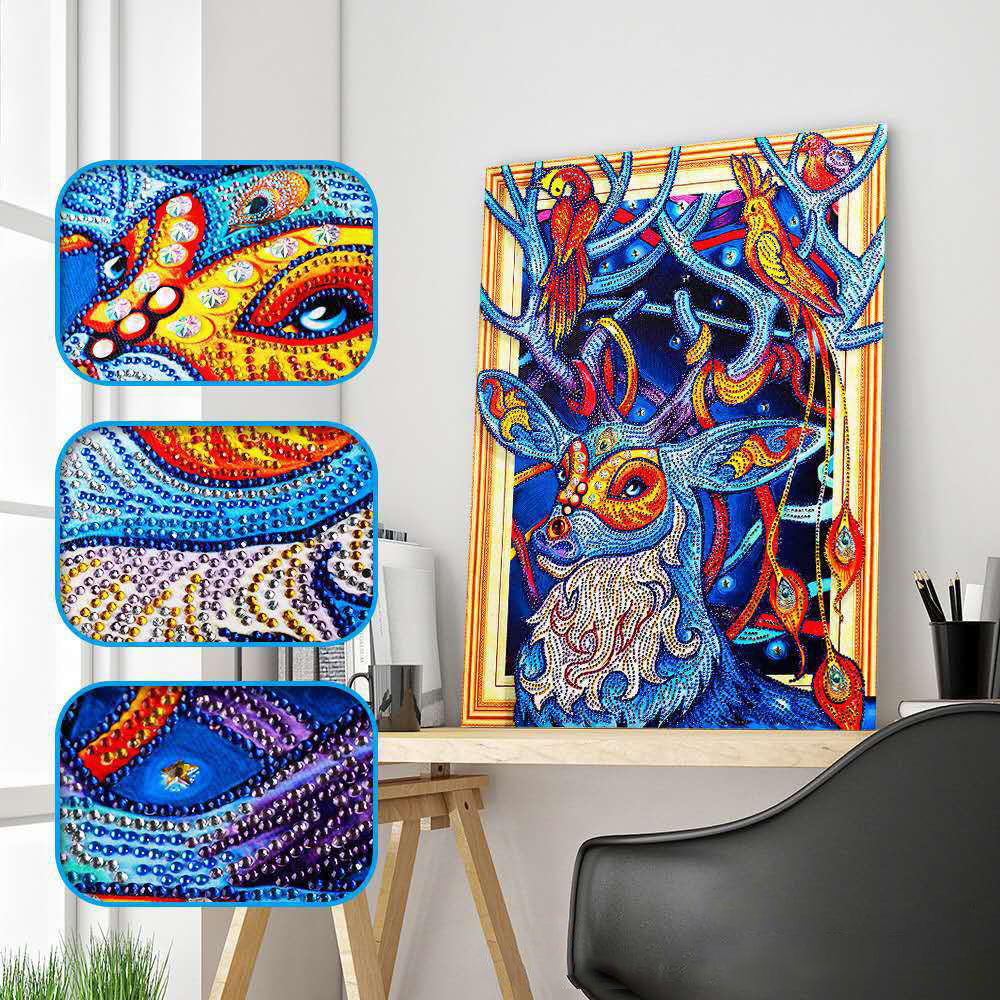 Hirsch Speziell Geformter Diamond Painting Set DPDEERH001