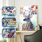 Hirsch Speziell Geformter Diamond Painting Set DPDEERH002