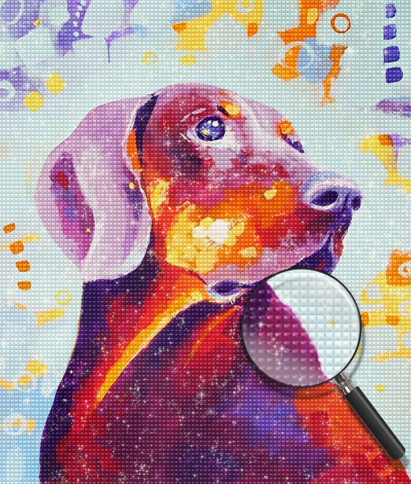 Hund Diamond Painting