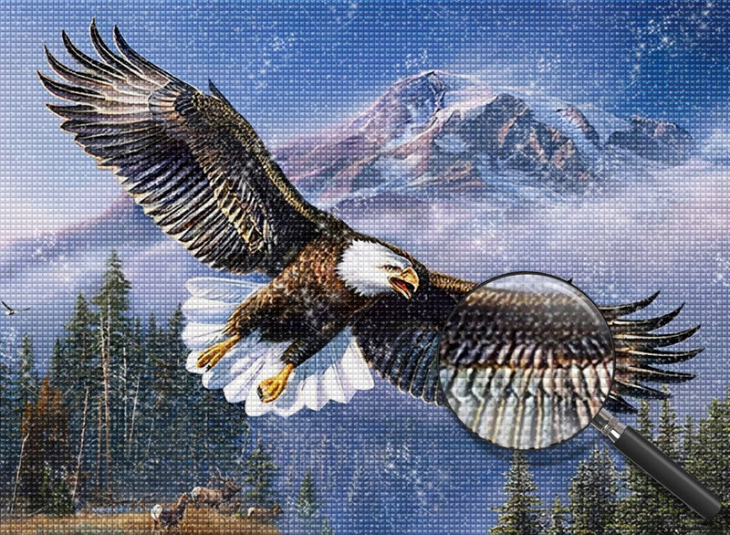 Fliegender Adler Diamond Painting