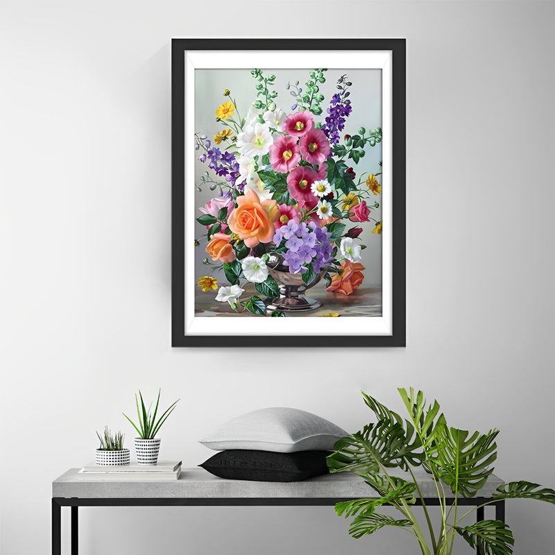 Bunte Blumen Diamond Painting