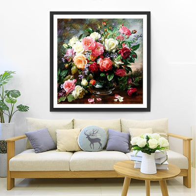 Bunte Blumen Diamond Painting