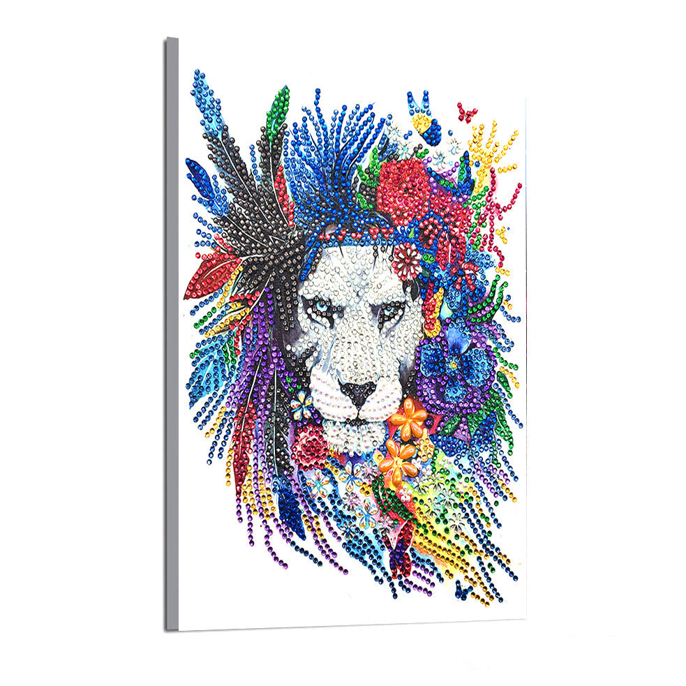 Stammeslöwe, Speziell geformte Diamanten Diamond Painting