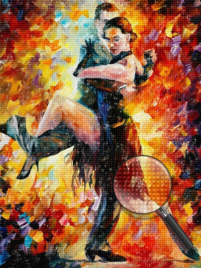 Begeisterter Tango Diamond Painting