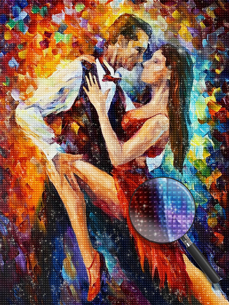 Tango-Tänzerin Diamond Painting