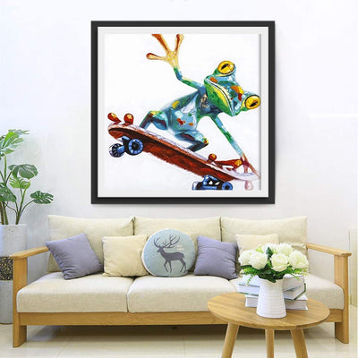 Frosch Skateboard Diamond Painting