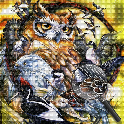 Eule Vögel Diamond Painting