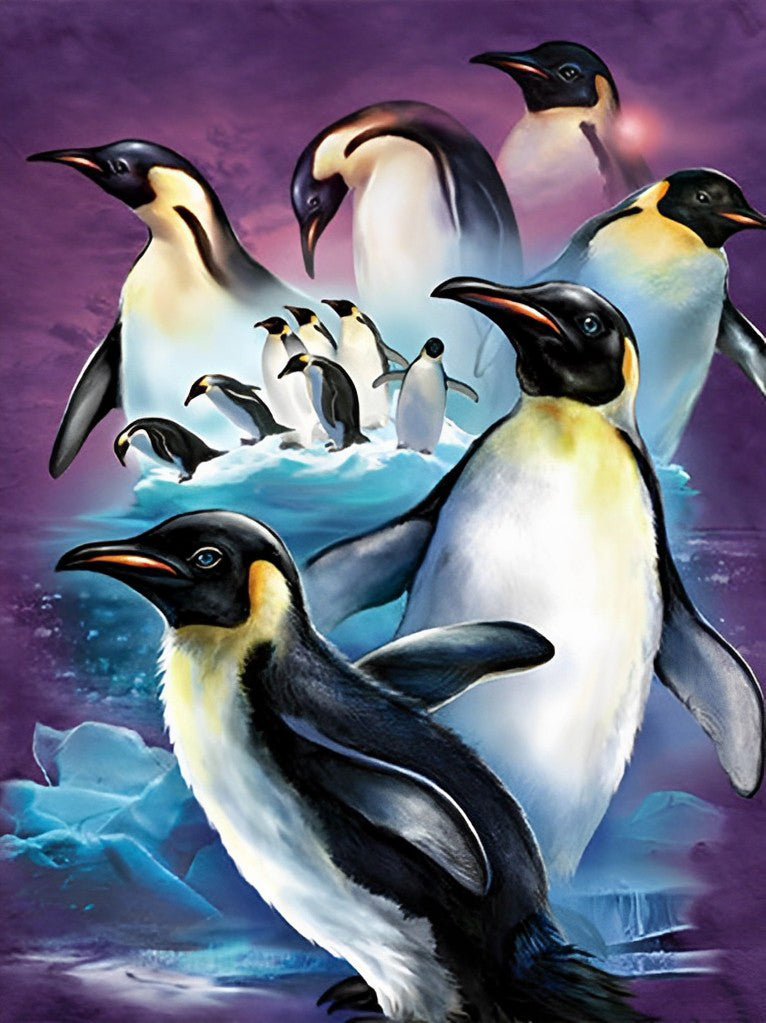 Pinguine Diamond Painting