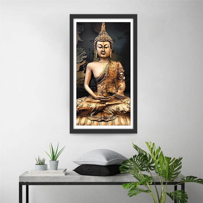 Goldener Buddha Diamond Painting