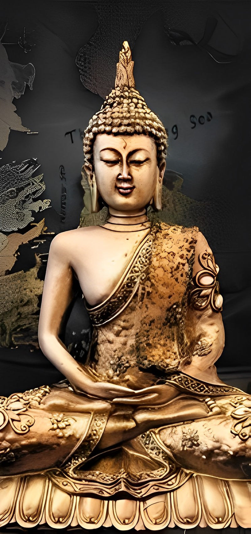 Goldener Buddha Diamond Painting