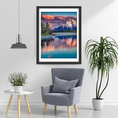 See Schneeberg Wald Diamond Painting