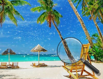 Schöne Paradies-Insel Diamond Painting