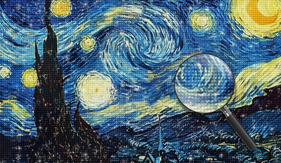 Van Gogh, Sternennacht Diamond Painting