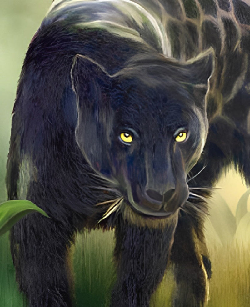 Schwarzer Panther Diamond Painting