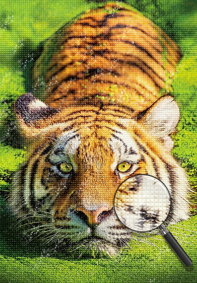 Tiger Entenflott Diamond Painting