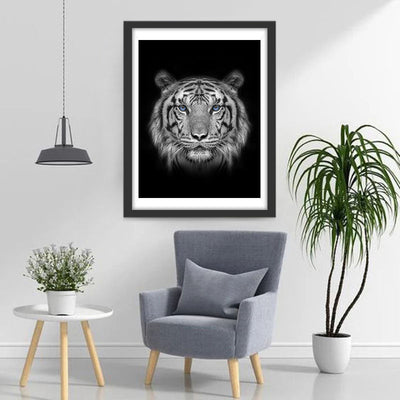 Tiger im Dunkeln Diamond Painting