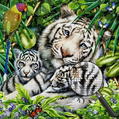 Tiger im Dschungel Diamond Painting