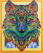 Wolf Speziell Geformter Diamond Painting Set DPWOLFH001