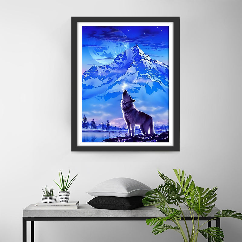 Schneeberg Wolfsgeheul Diamond Painting