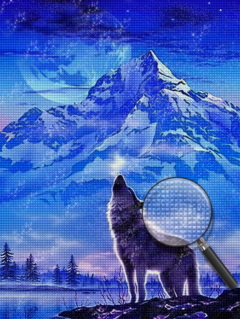 Schneeberg Wolfsgeheul Diamond Painting