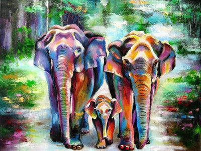 Elefant Diamond Painting Set DPELEW118