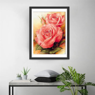 Rosa Rosen Diamond Painting