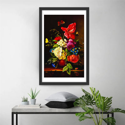 Blumen und Schmetterlinge Diamond Painting