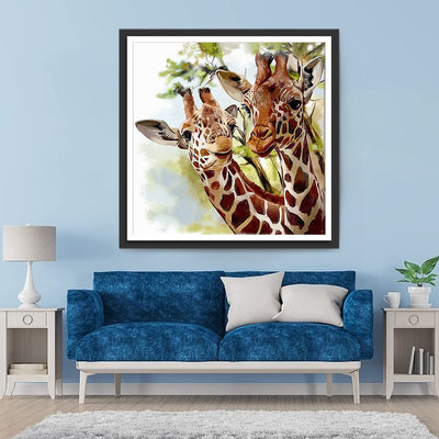 Ein Paar Giraffen Diamond Painting