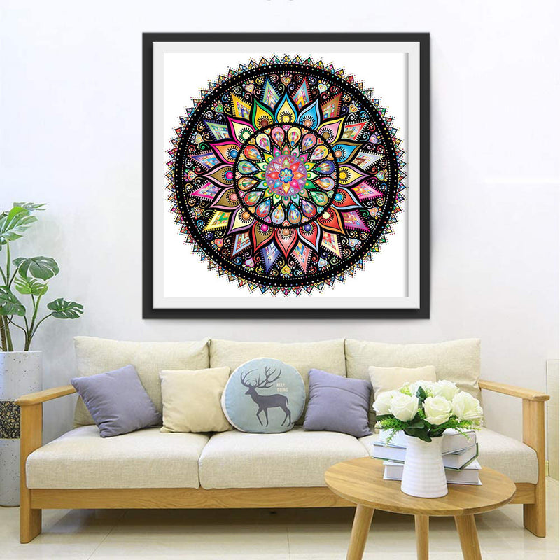 Sonnenblume Mandala Diamond Painting