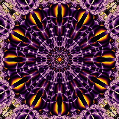 Lila Mandala Kaleidoskop Diamond Painting