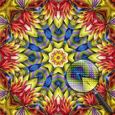 Kaleidoskop Mandala Diamond Painting