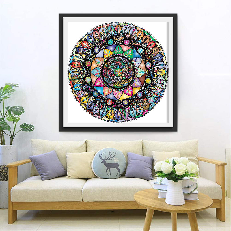 Abstraktes Mandala Diamond Painting