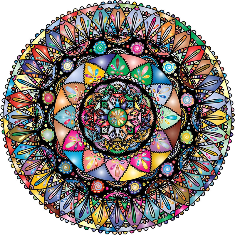 Abstraktes Mandala Diamond Painting