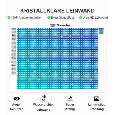 Schwertwale in den Wellen Diamond Painting